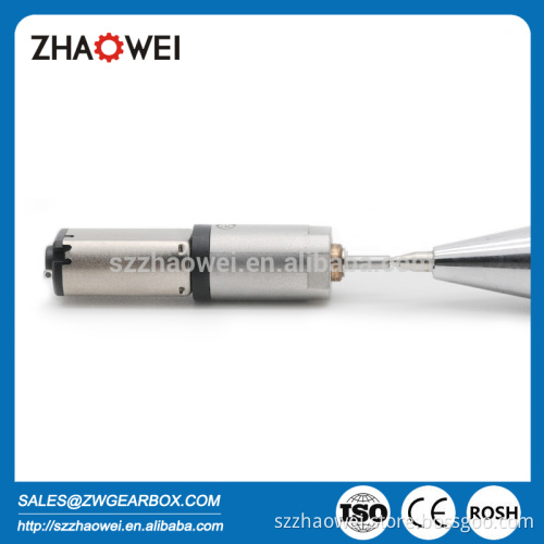 8mm small metal planetary gear reduction motor with gearbox